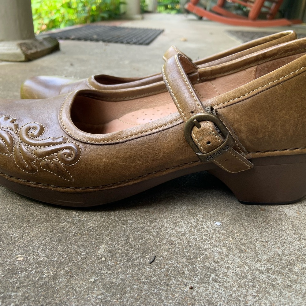 Dansko Olive Brown Savannah Mary Jane’s